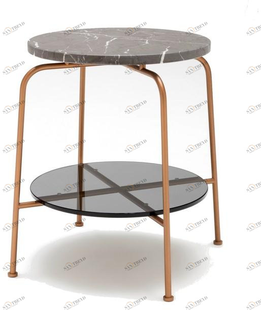 Rolf Benz Круглый журнальный столик из мрамора sun-id-1382922