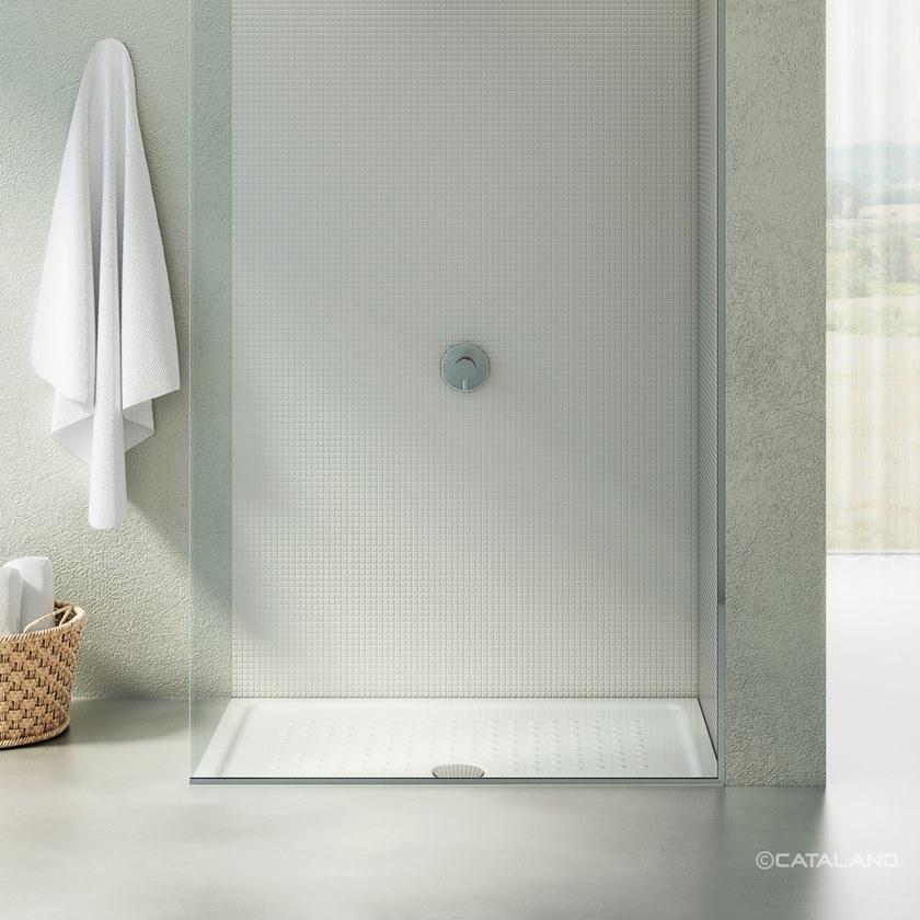 CERAMICA CATALANO Нескользящий прямоугольный керамический поддон для душа H 4.5 sun-id-1352638 - Вид №5