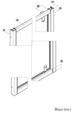 Samo Душевая кабина из закаленного стекла с распашной дверцей Eccelsa sun-id-1419391 - Вид №3