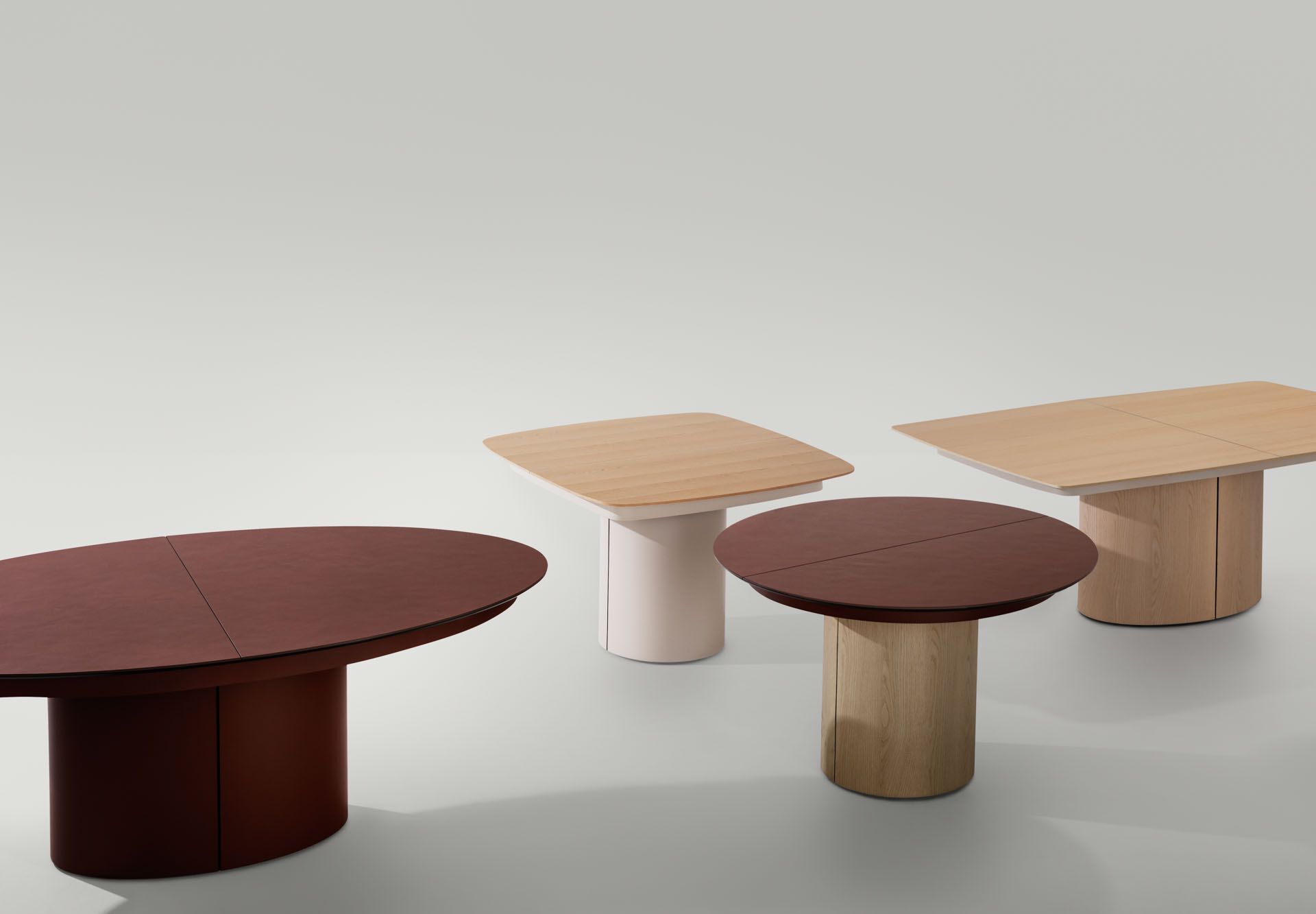 Деревянный выдвижной стол Midj кунжут ARCH-00104916 - Вид №2