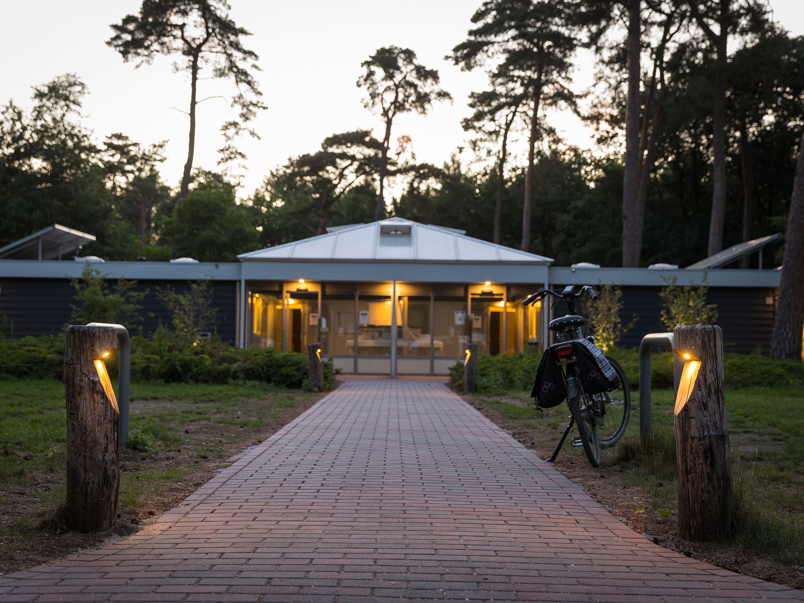 Каштановый светодиодный световой столб Timberlab BOSCO ARCH-00137906 - Вид №1