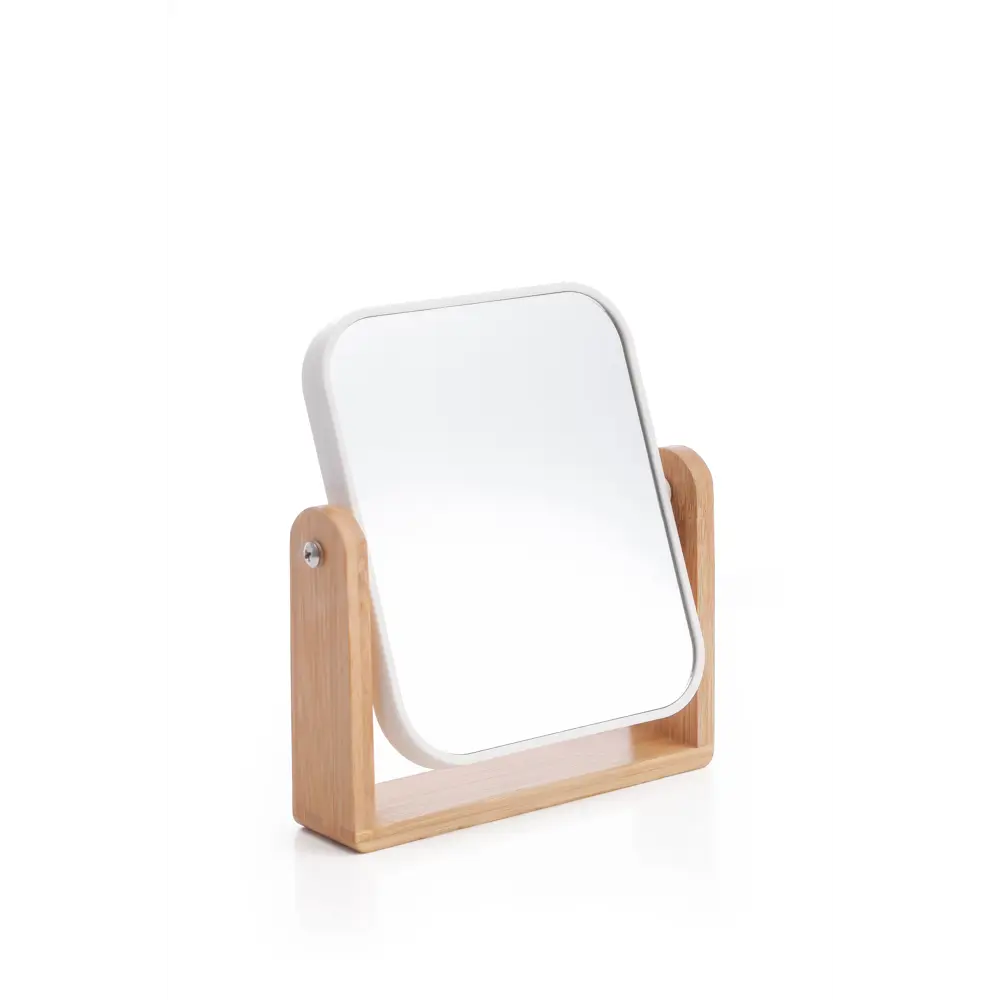 Зеркало лайт стекло/пластик/бамбук бежевый Santreyd STLM-2098285