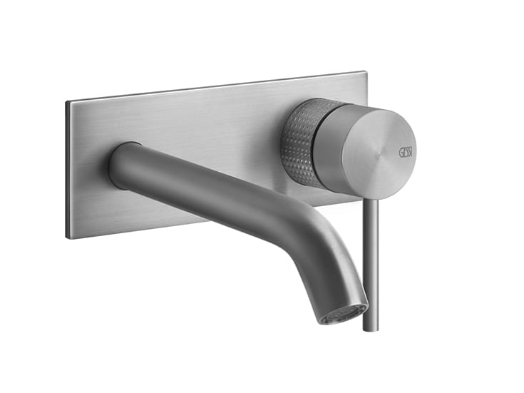 Смеситель для раковины из нержавеющей стали с пластиной Gessi Messi316 ARCH-00088849