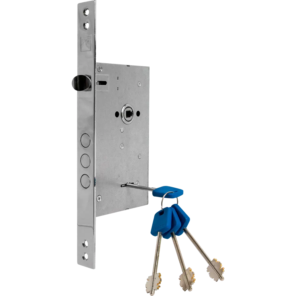 Замок врезной сувальдный Apecs Premier T-52/S8-CR, цвет хром STLM-2132818 - Вид №1