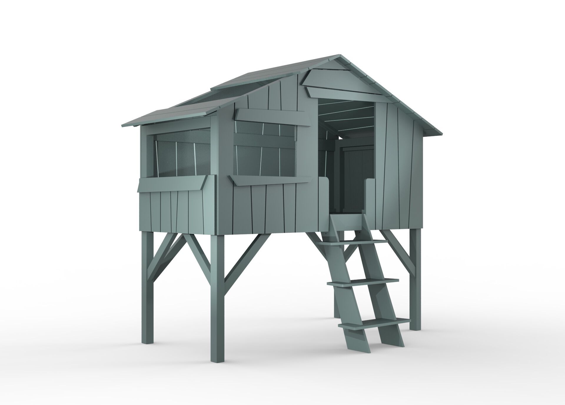 Односпальная кровать из МДФ Mathy by Bols КРОВАТИ И ГОРКИ ДЛЯ ДОМИКОВ НА ДЕРЕВЕ ARCH-00136891 - Вид №35