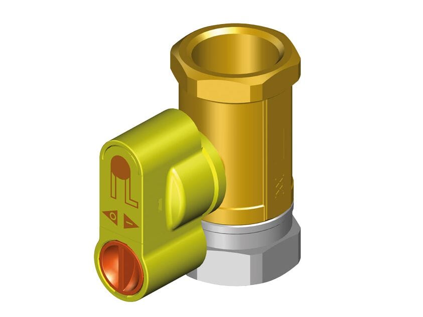 Запорный клапан с захватом давления и предохранительной ручкой прямая версия TECO G2 Punto Orange® ARCH-00058077