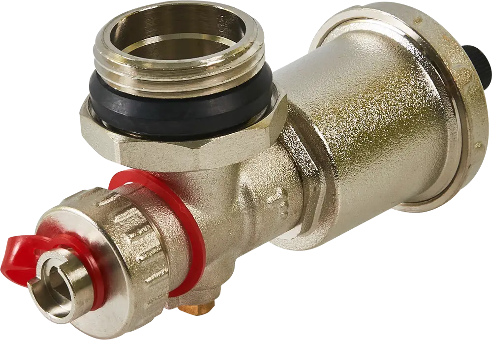 Регулируемый концевой фитинг Rommer с автоматическим воздухоотводчиком 1" 87956067