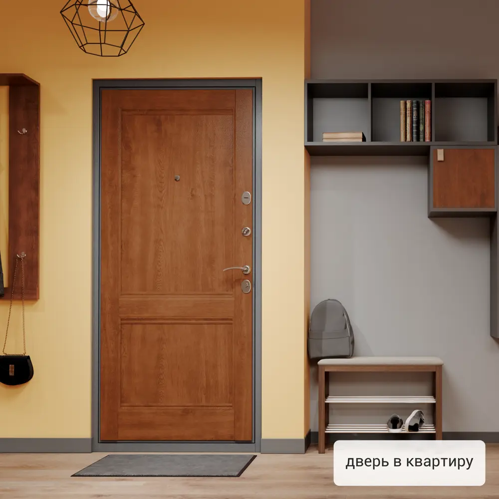 Дверь входная металлическая Берн 950 мм правая цвет тоскана TOREX STLM-2118210 - Вид №14