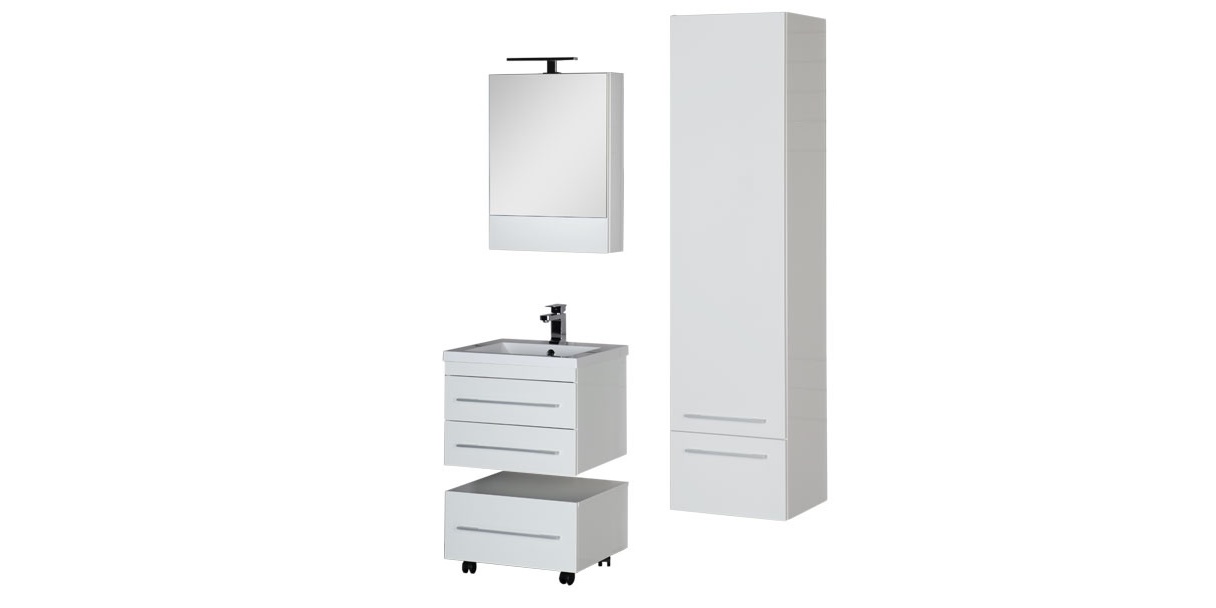 Комплект мебели Aquanet Нота 58 белый (камерино) 00165376 - Вид №1