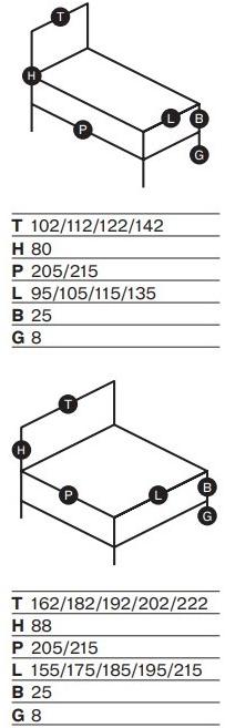 Frauflex Кровать-контейнер со съемной крышкой с мягким изголовьем Boudoir sun-id-1487891 - Вид №2