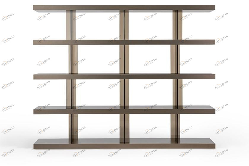 Reflex Модульный открытый книжный шкаф из дерева и стекла Tango sun-id-1360419