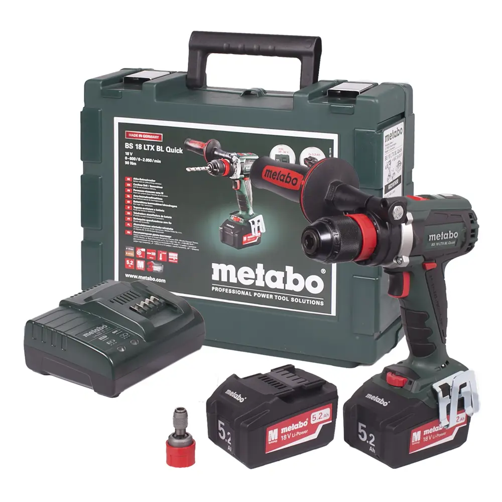 Шуруповерт Metabo BS 18 LT BL, 18 В, 5,2 Ач 18119181 STLM-2024274  - Вид №3