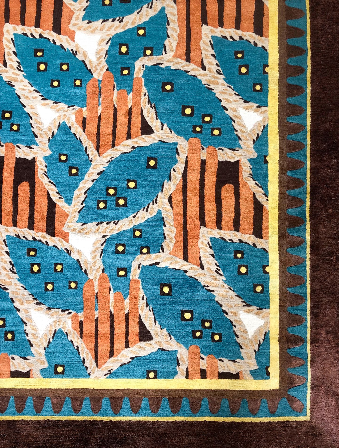 Шелковый прямоугольный ковер ручной работы Tapis Rouge Archive ARCH-00083246 - Вид №6