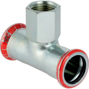 GEBERIT 21329 Тройник Geberit Mapress из углеродистой стали, с внутренней резьбой