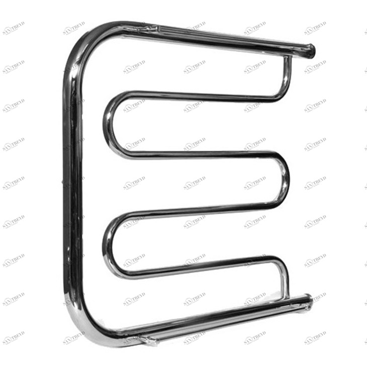 Полотенцесушитель водяной Aquanet Лира ПМ-1 500x400, с 2 полками 00184240