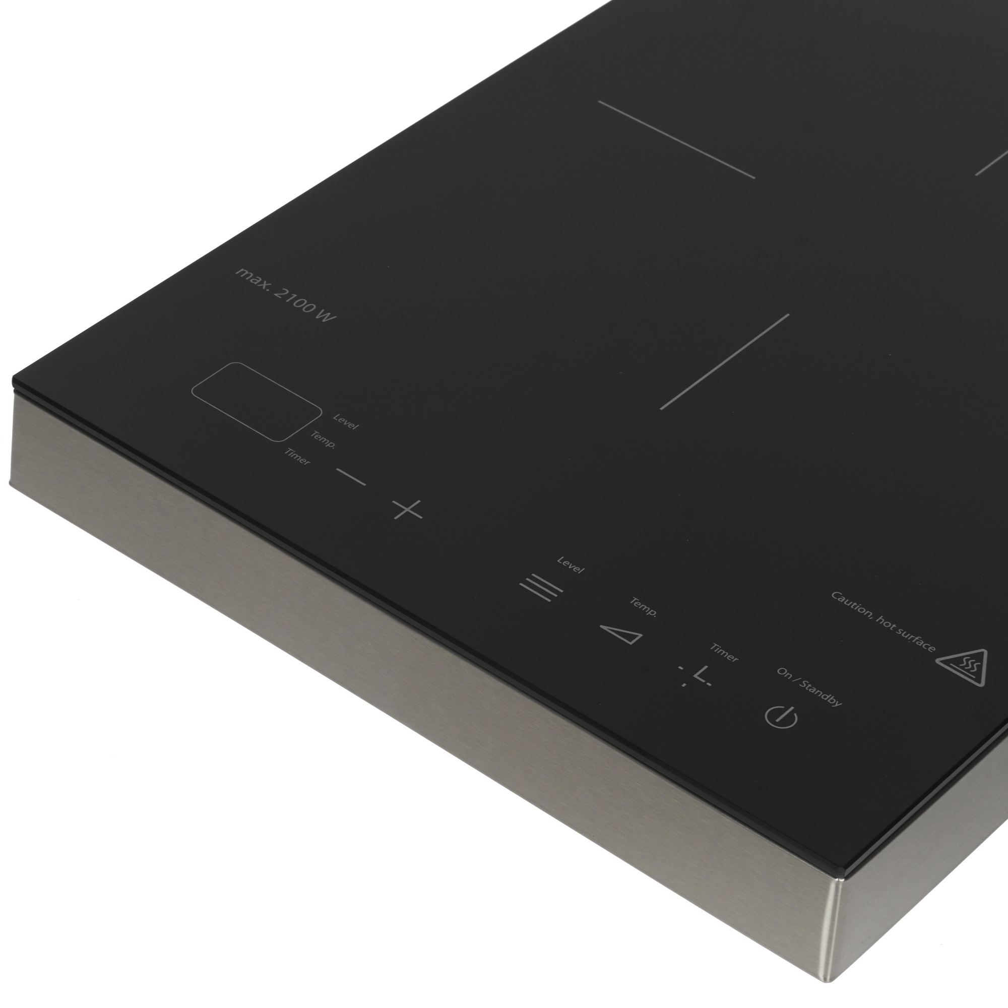 8117092 Плита компактная электрическая CASO Slim Line 2100 черный STDN-0082504 - Вид №2