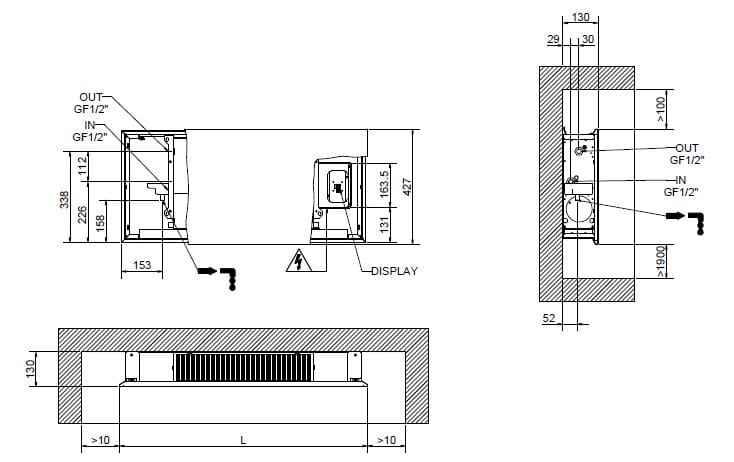 Настенный фанкойл Cordivari Вентана ARCH-00108213 - Вид №2