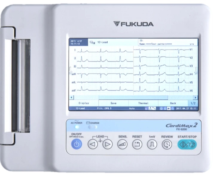 6-ти канальный электрокардиограф FUKUDA CardiMax FX-8200 Santreyd MED-74 - Вид №1