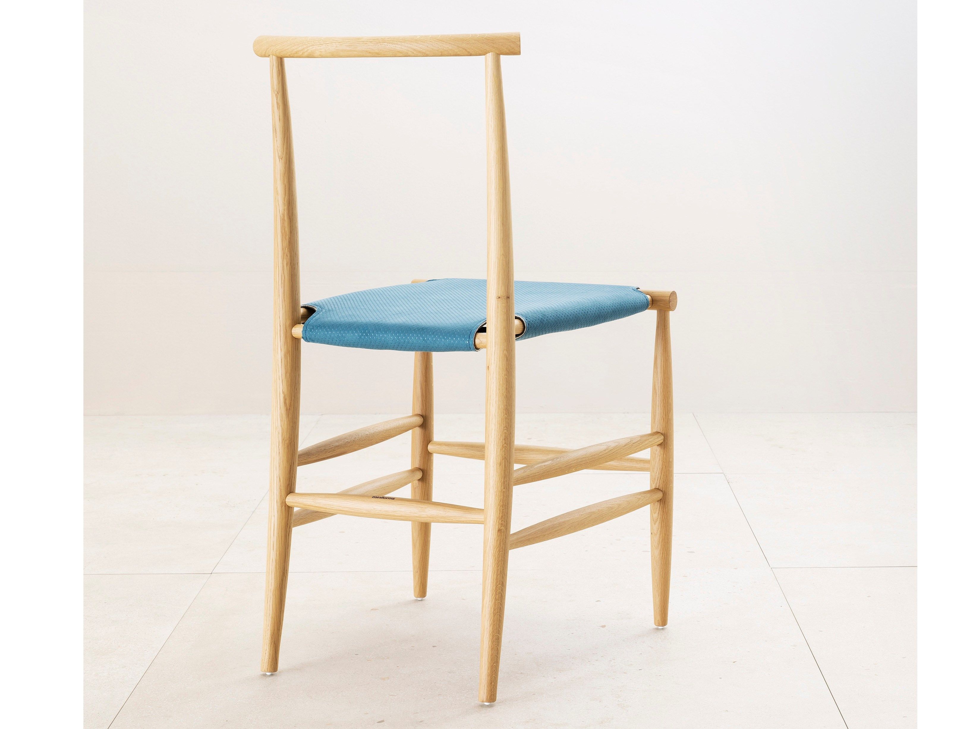 Стул из массива дерева Miniforms Красная Кожа ARCH-00093560 - Вид №4