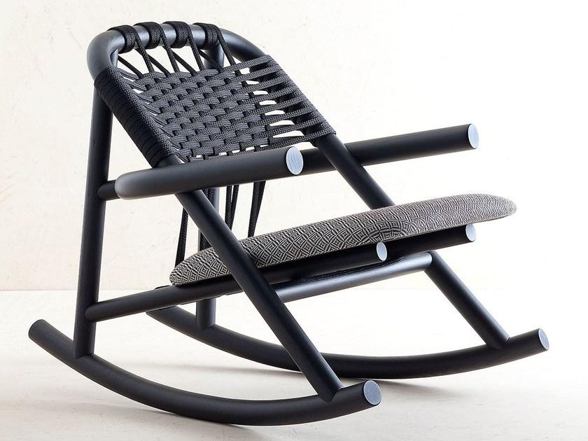 Very Wood Кресло-качалка из дерева с подлокотниками Unam sun-id-1396997 - Вид №1