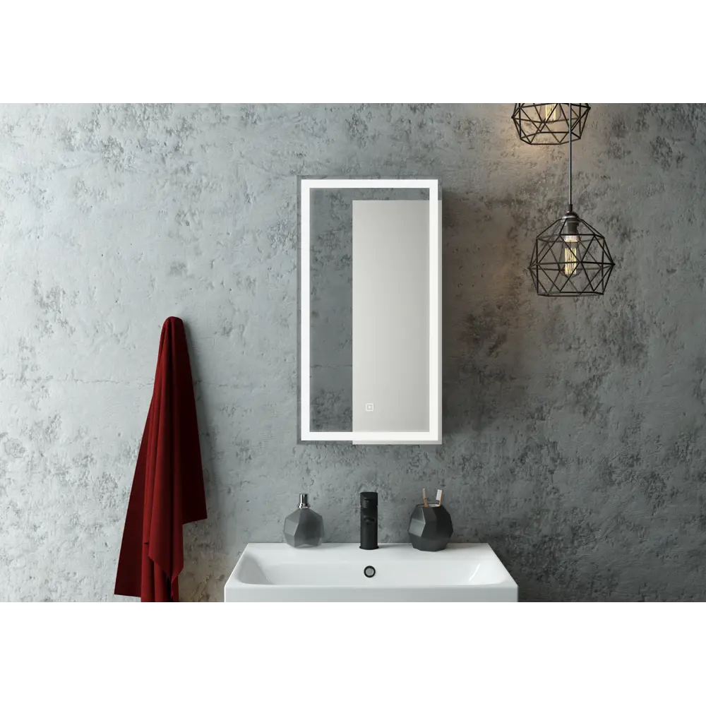 Santreyd Montero White — зеркальный шкаф с LED-подсветкой для ванной 83076655 STLM-0038903 - Вид №10