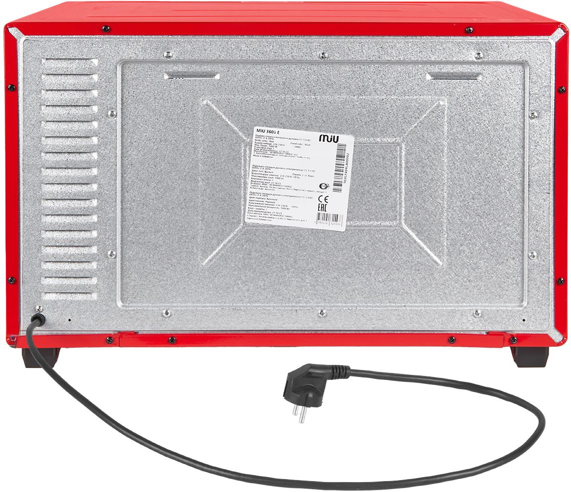 9095850 Мини-печь MIU 3603 E красный STDN-0115016 - Вид №5