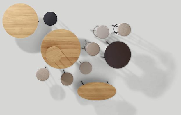 Bivaq Низкий круглый садовый столик Vint sun-id-1447635 - Вид №2