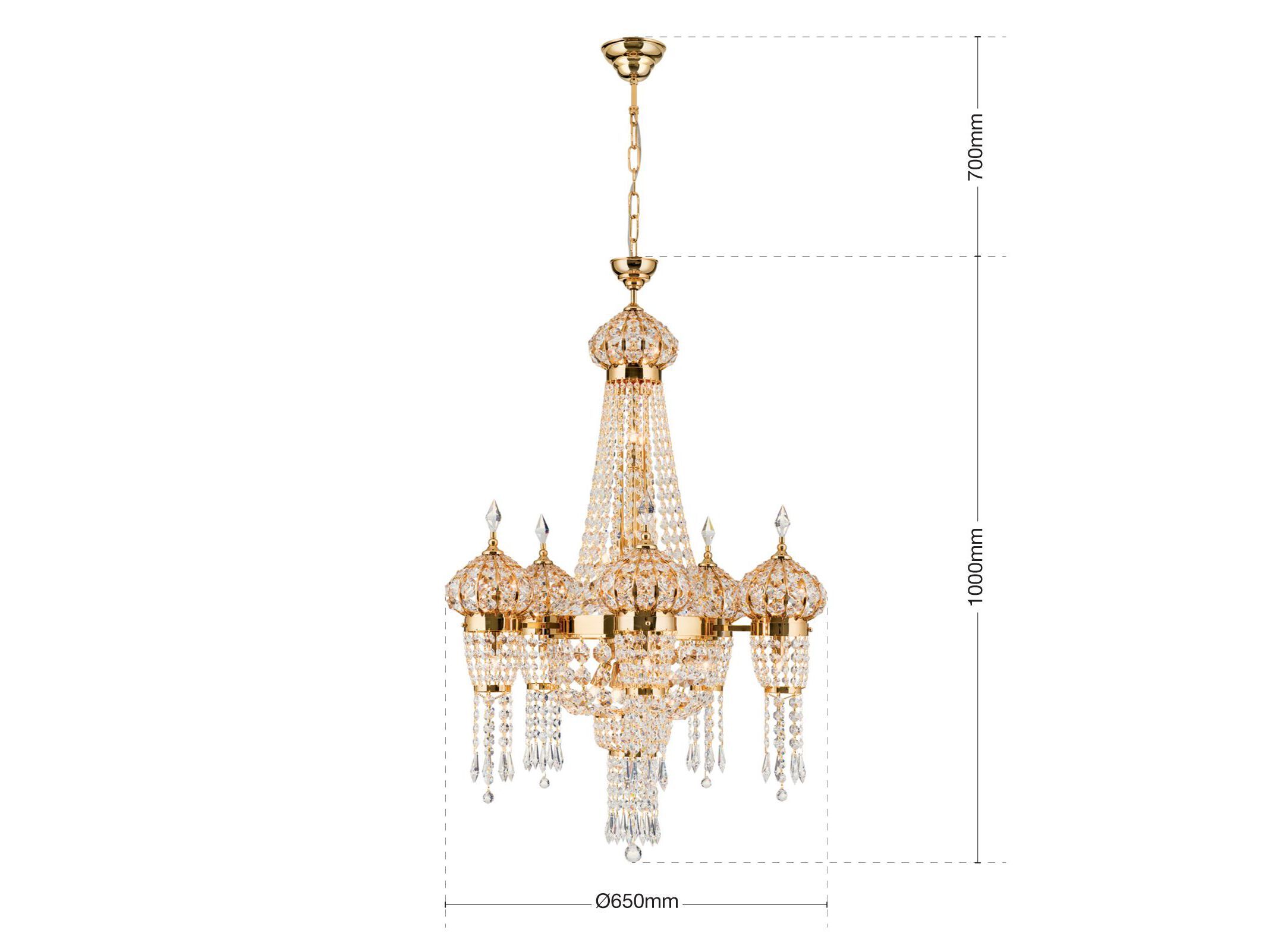 Люстра с кристаллами Orion Oriental ARCH-00023933 - Вид №7