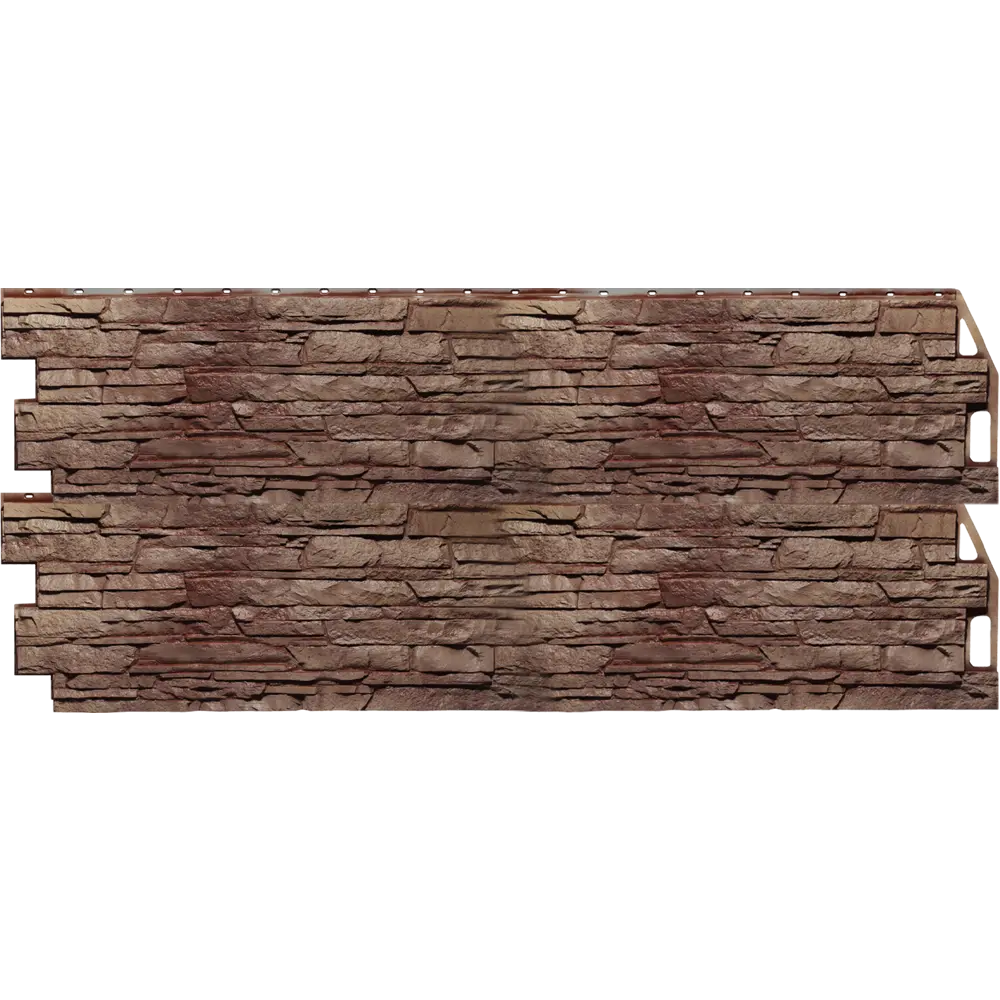 Фасадная панель FineBer Скала цвет жёлто-коричневый STLM-2074644 - Вид №2