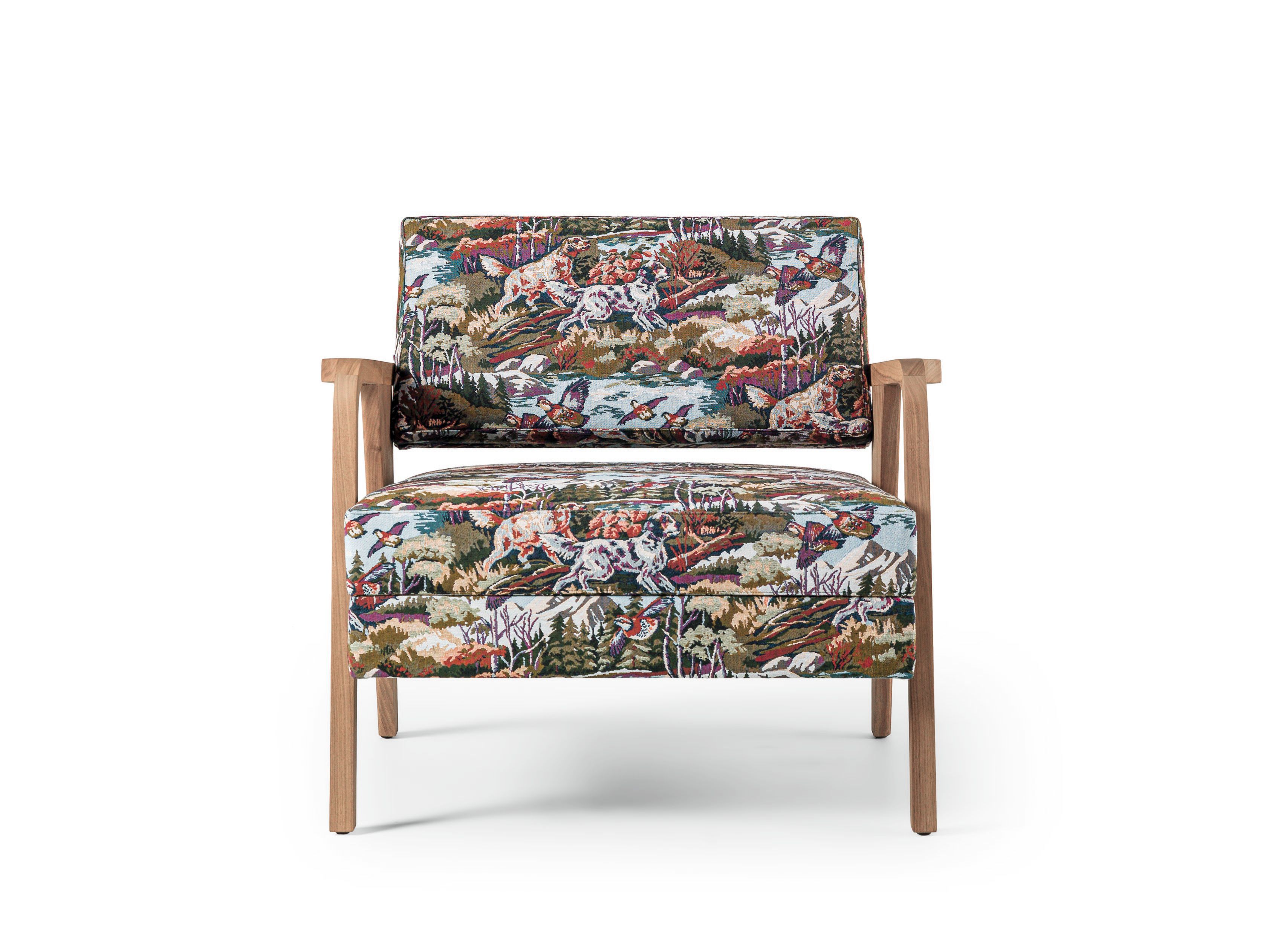 Тканевое кресло с подлокотниками Fratelli Boffi Fabula ARCH-00114395