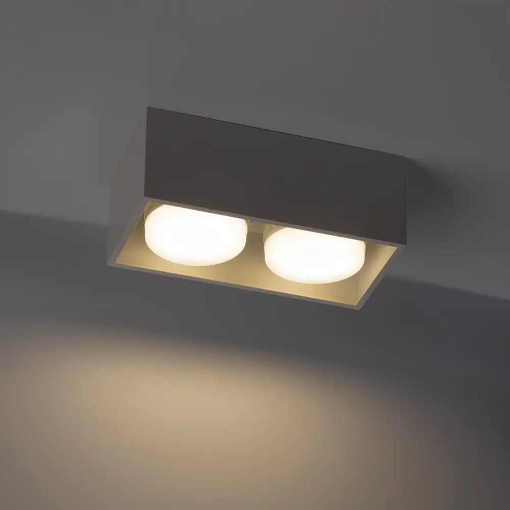 Светильник точечный накладной Ritter Arton 2xGX53 цвет белый STLM-2006328 - Вид №1