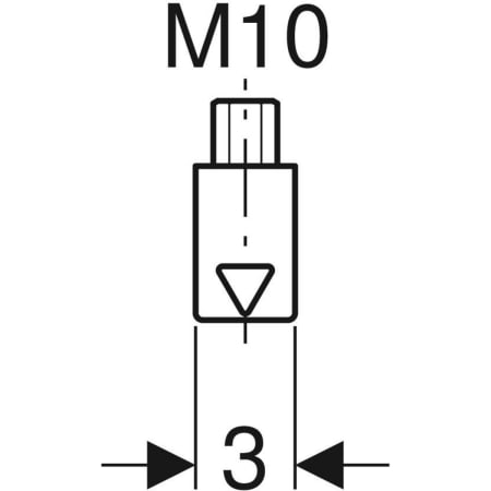 362.862.26.1 Элемент подвески для опорной шины Geberit Pluvia Geberit  - Вид №2