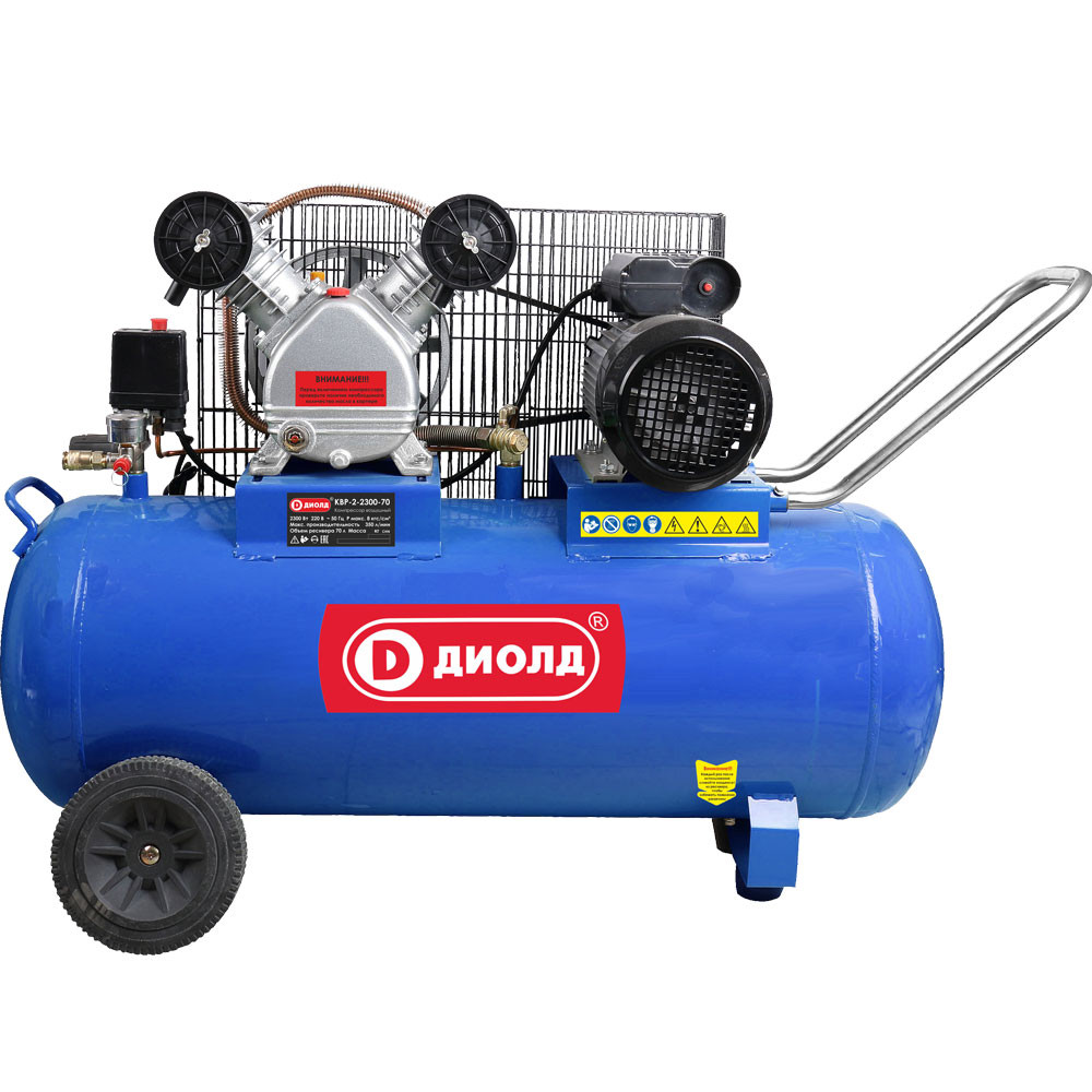 Компрессор поршневой масляный Диолд КВР-2-2300-70 8167849 STDN-0023650