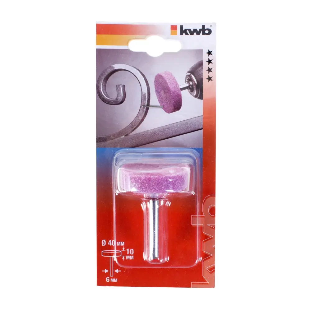 Фреза шлифовальная, дисковая, корунд, 40х10 мм KWB STLM-2128285 - Вид №2