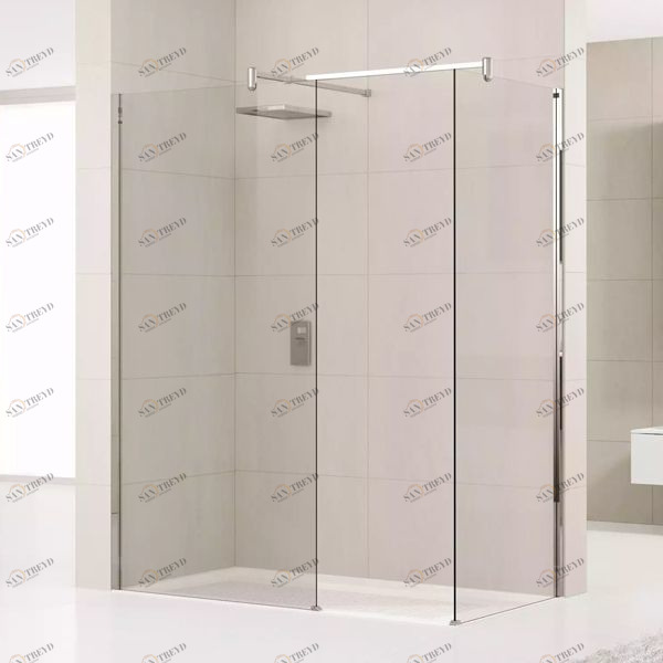 Novellini. Душевой уголок 140x90 см H+H с хромированным профилем LUNES LUNESH1001KLUNESH901K