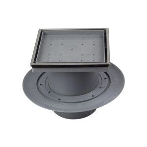 90389497 Трап для душа Confluo Standard 15х15 Ceramic Vertical с гидрозатвором STLM-0210471 PESTAN