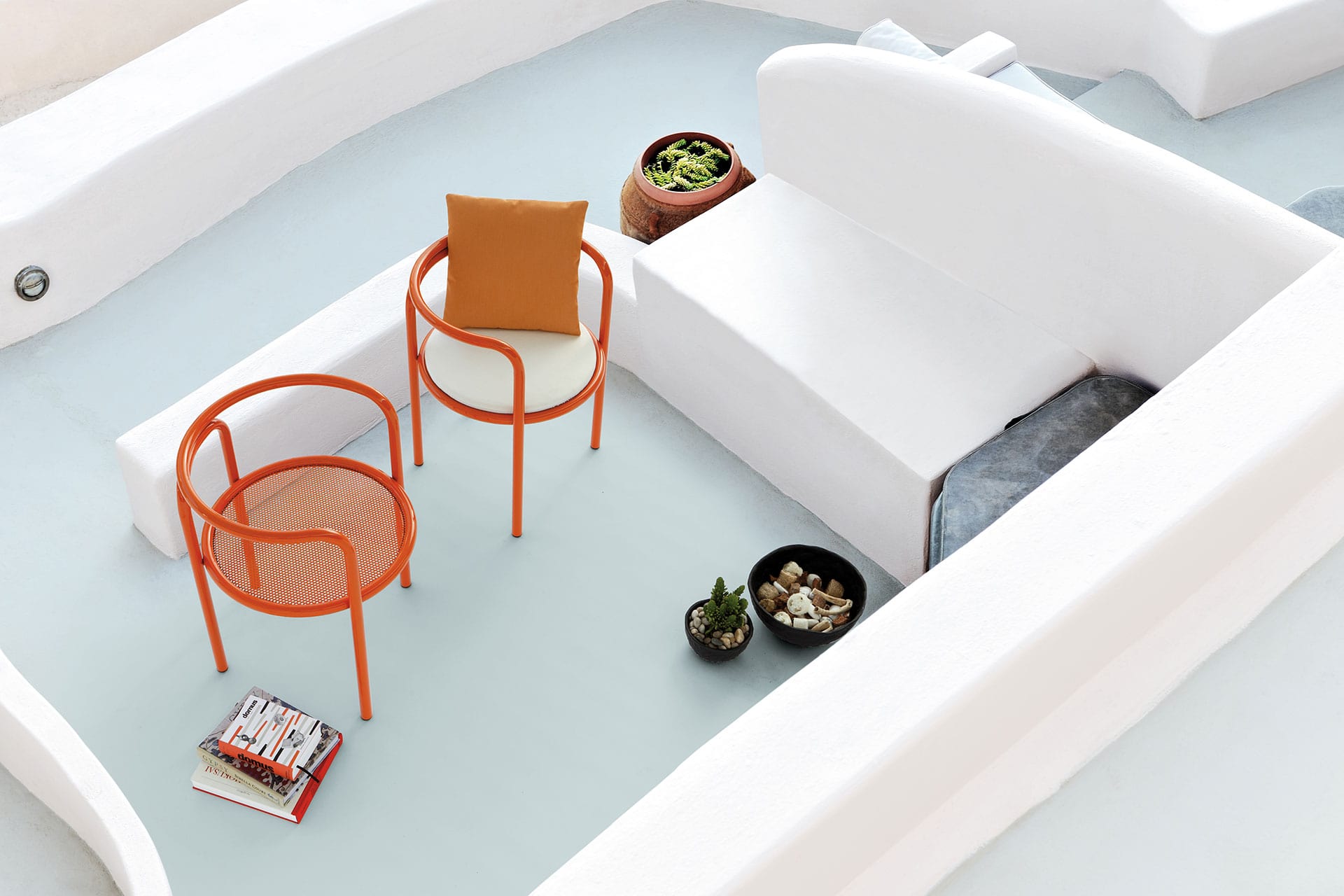 Стальной стул с порошковым покрытием Exteta Locus Solus ARCH-00029160 - Вид №10