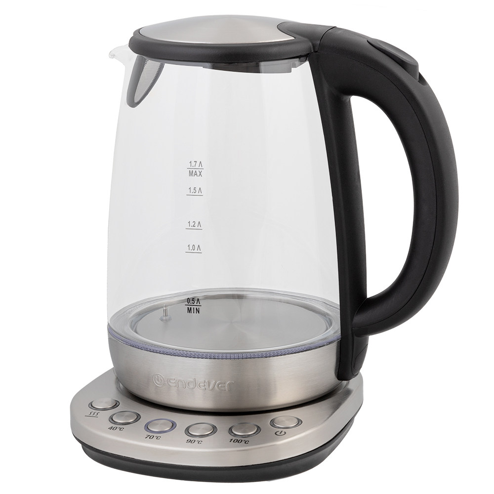 5360568 Электрочайник Endever Skyline KR-370G серый STDN-0087196 - Вид №1
