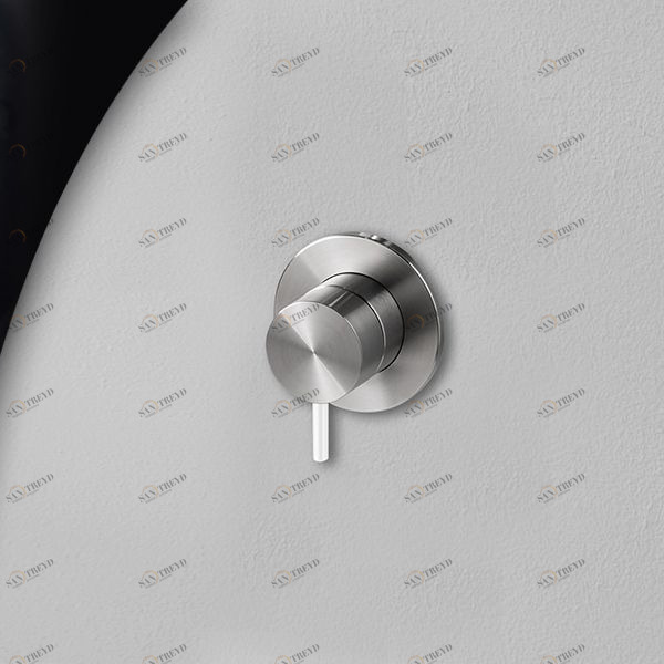 Девиатор двухрежимный матовая сталь с белой ручкой Toki Radomonte TKI10SCIL21