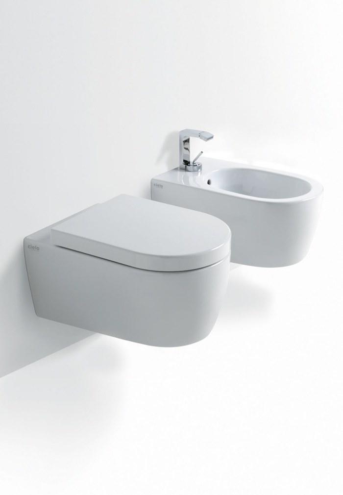 Подвесной унитаз настенный Белый Ceramica Cielo SMILE Италия sun-id-1368015 - Вид №2