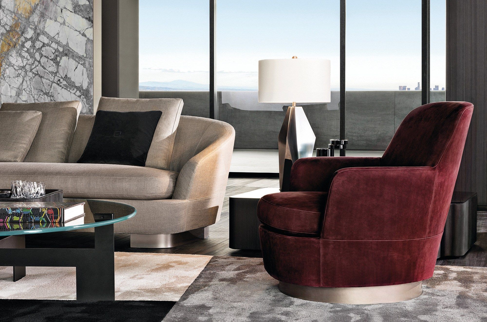 Ткань диван Minotti Jacques ARCH-00022217 - Вид №8