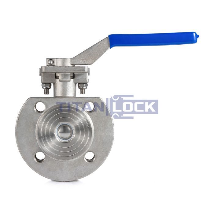 Кран шаровый межфланцевый нерж 304, DN25 TL025BVFS TITAN LOCK  - Вид №2