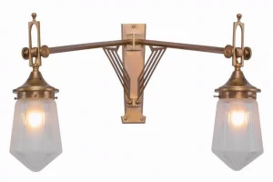 Patinas Lighting Бра ручной работы из латуни Prague