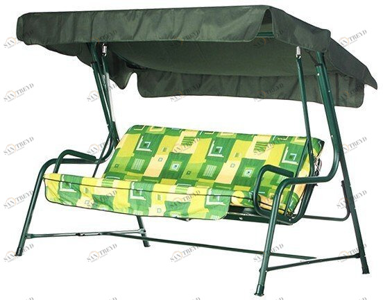 Качели садовые зеленые "Карибы" IMPEX  132234 Зеленый 