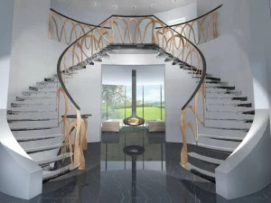 Siller Treppen Консольная стеклянная лестница со светодиодной подсветкой