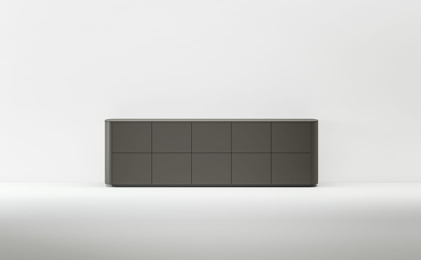 Секционный деревянный шкаф с распашными дверями Caccaro Side ARCH-00079569