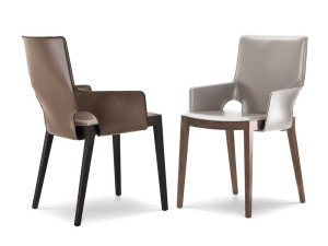 Кожаный стул