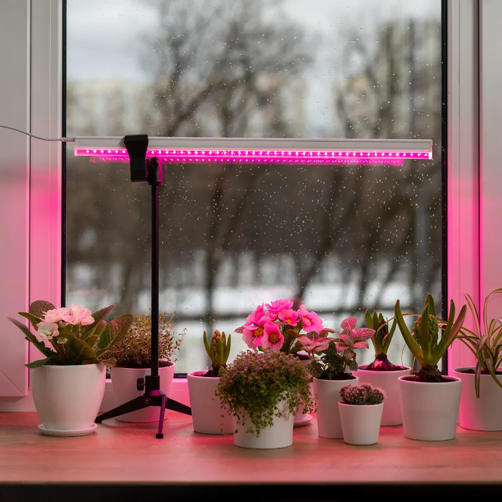 Фитосветильник линейный светодиодный Ritter Planta 56297 9 14Вт 880мм провод 2м с выключателем на корпусе цвет белый STLM-2048441 - Вид №21