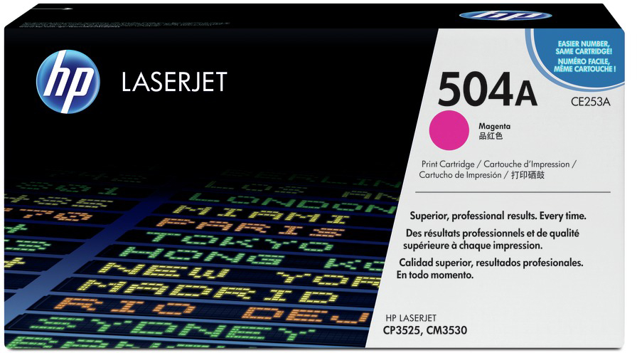 CE253A color laserjet magenta print cartridge HP Santreyd 