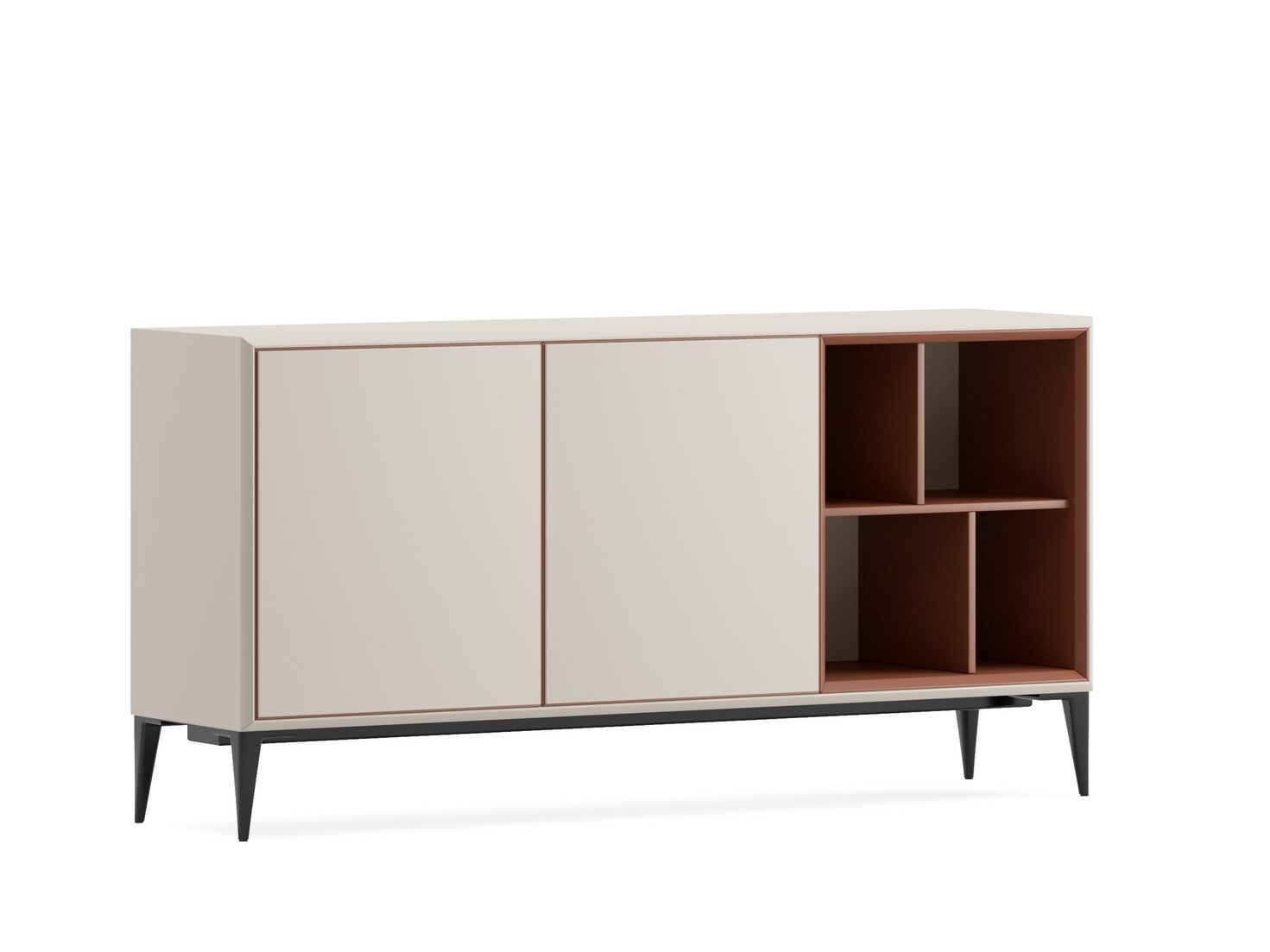 Деревянный офисный шкаф с распашными дверями Ersa BRICK ARCH-00092358 - Вид №2